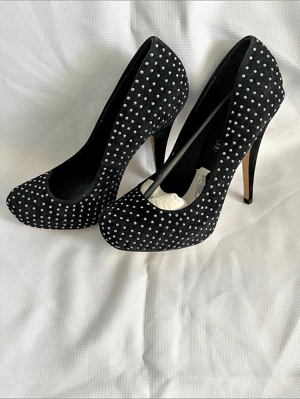 ALDO Studded Platform Heels in Black